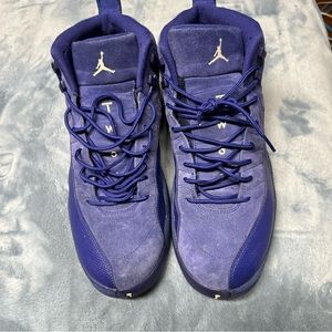 Jordan 12 retro size 14 used blue suede